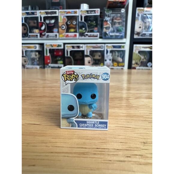 BITTY Squirtle Pokemon Funko Pop #504 Pokémon Vinyl Figure TCG Niantic Water - Picture 1 of 6